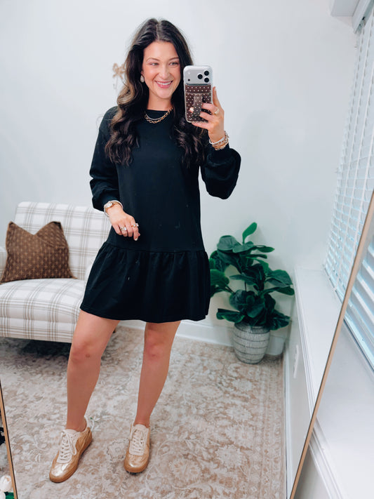 Palmer Ruffle Hem Mini Dress