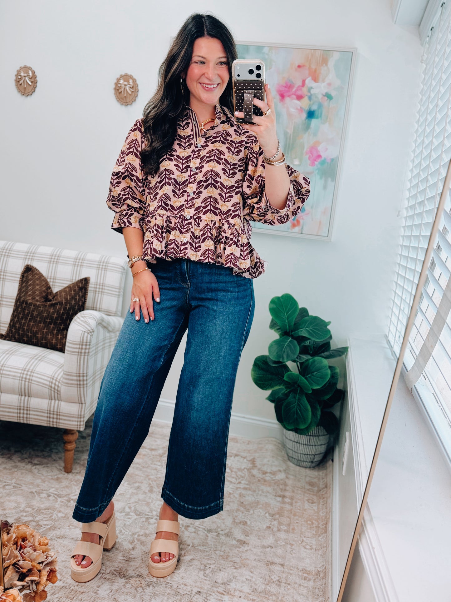 Molly Mix Puff Sleeve Top