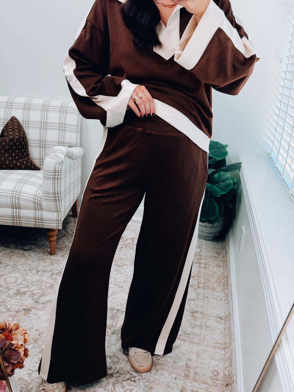 Cocoa Color Block Scuba Set