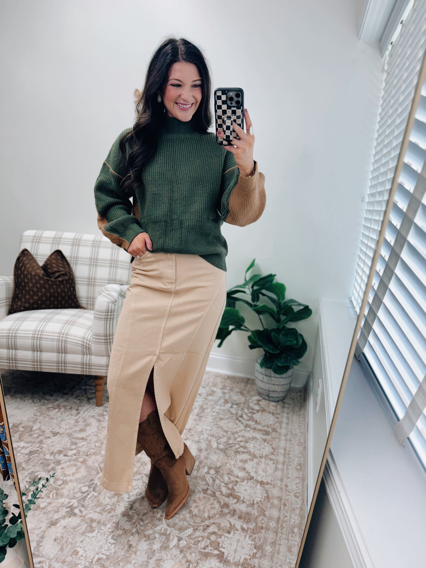 Oak & Amber Colorblock Sweater