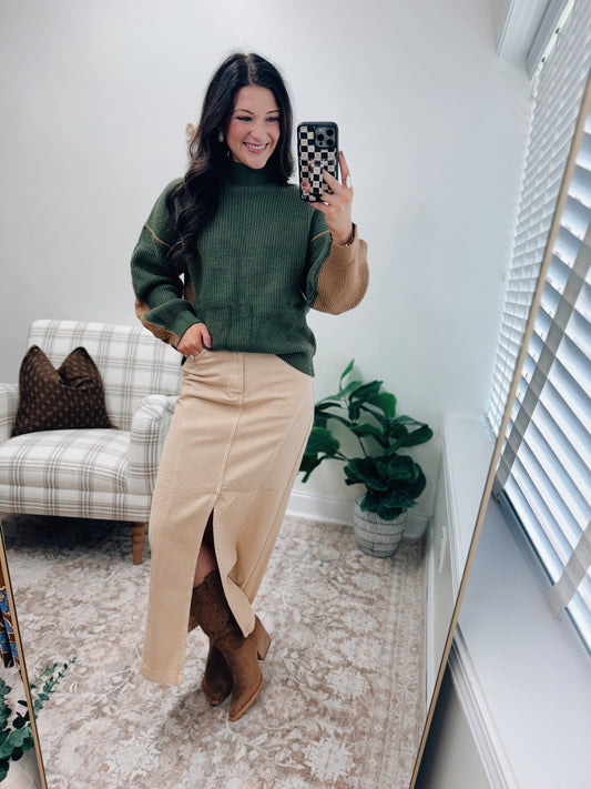 Oak & Amber Colorblock Sweater