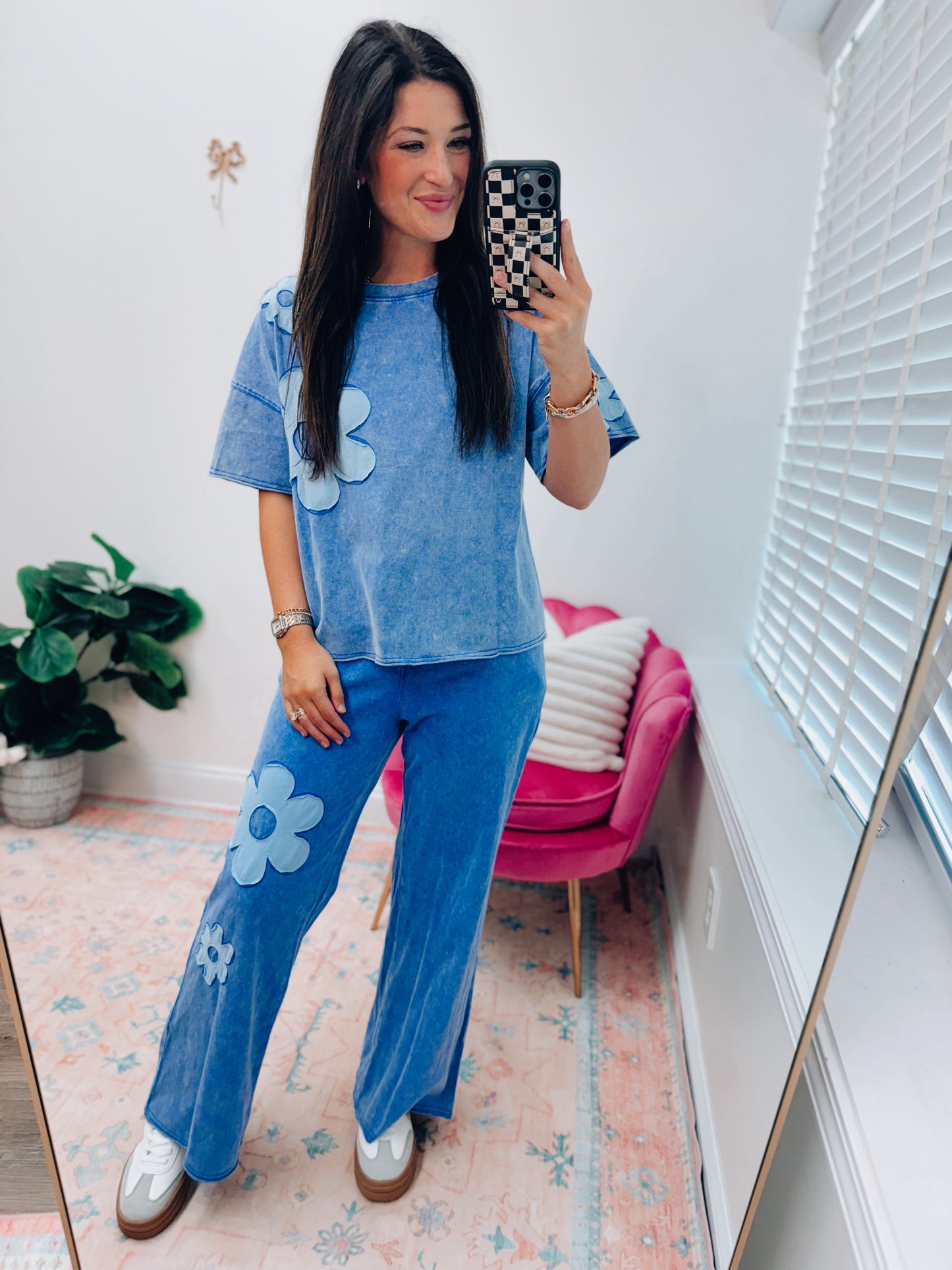 Dallas Mineral Patched Pant Set