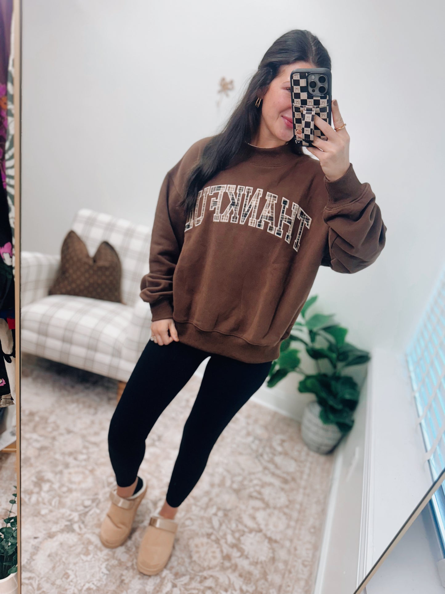 The Mock Club Pullover - THANKFUL