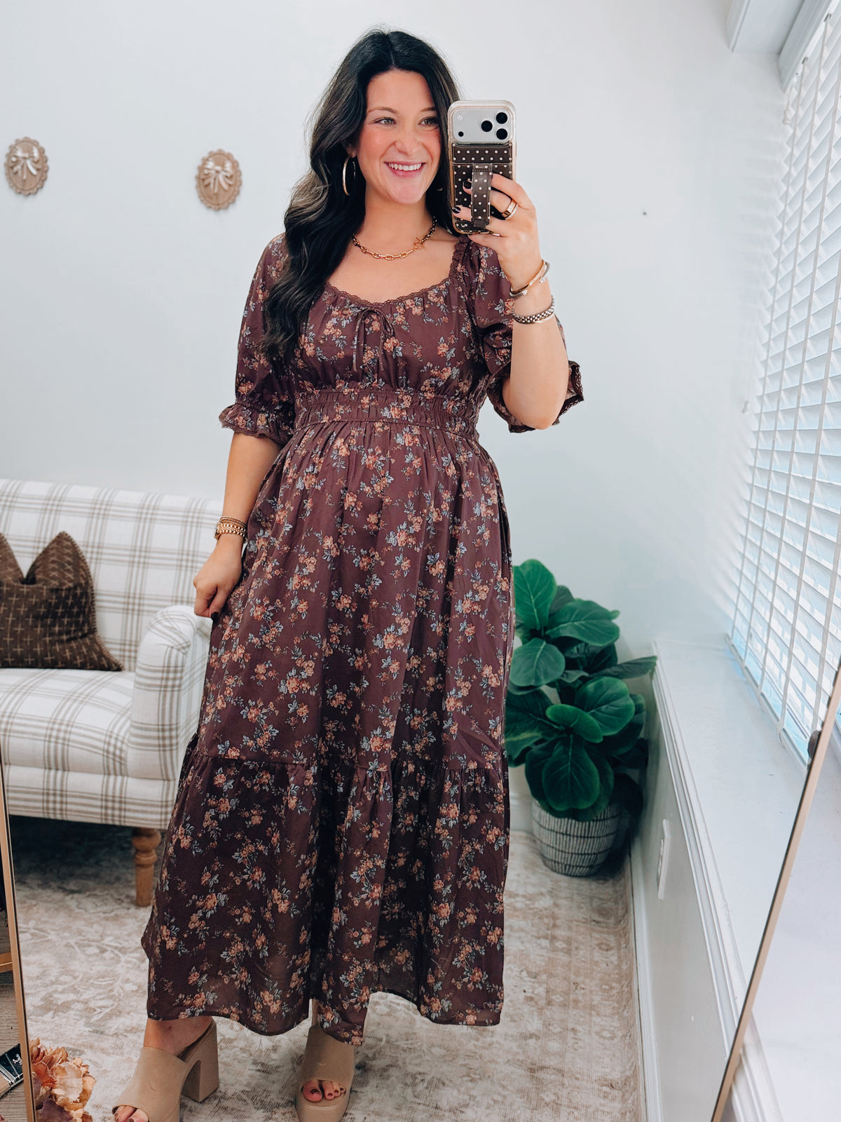 Sweetwater Floral Smocked Maxi Dress