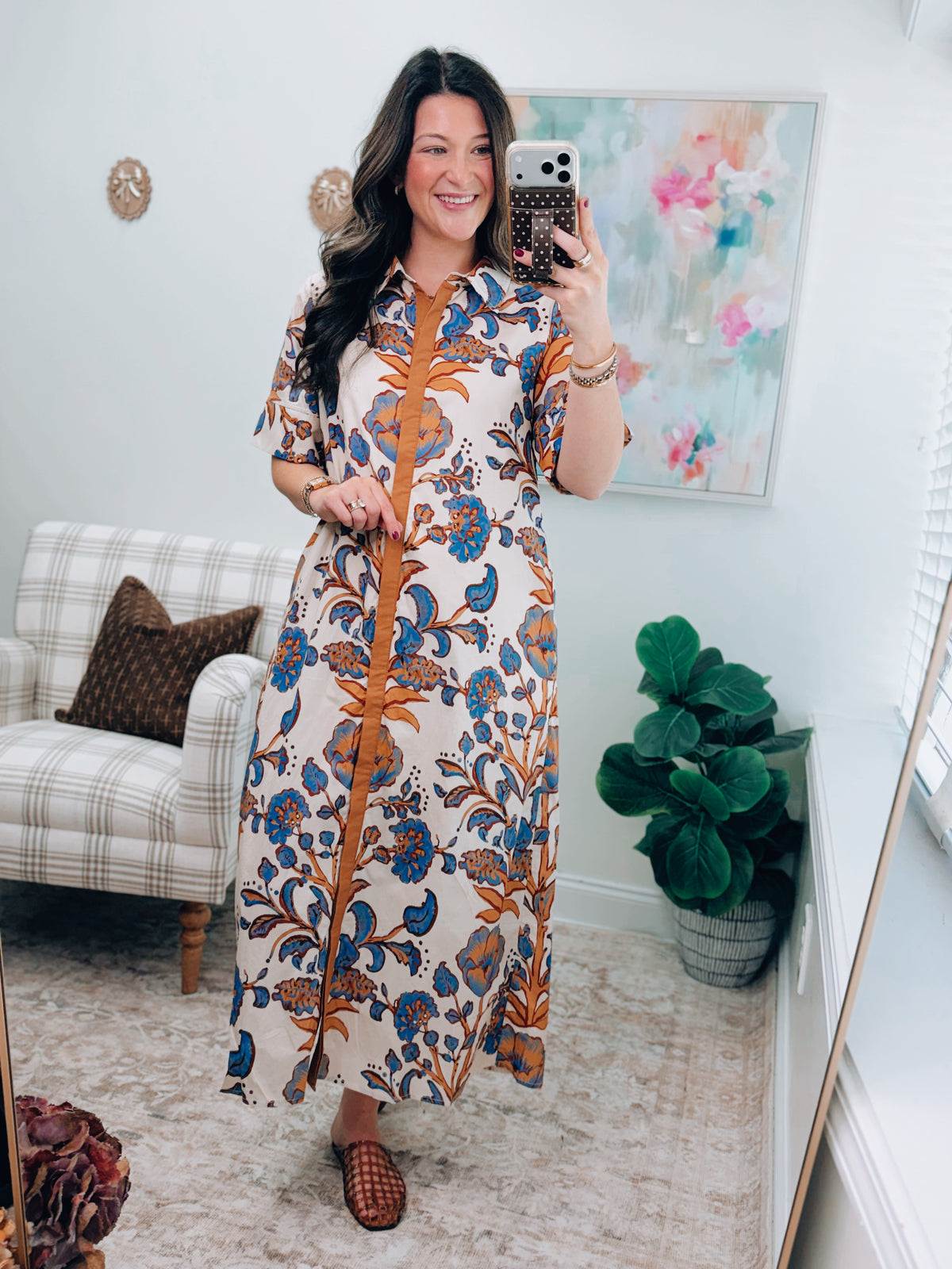 Maren Mix Midi Dress