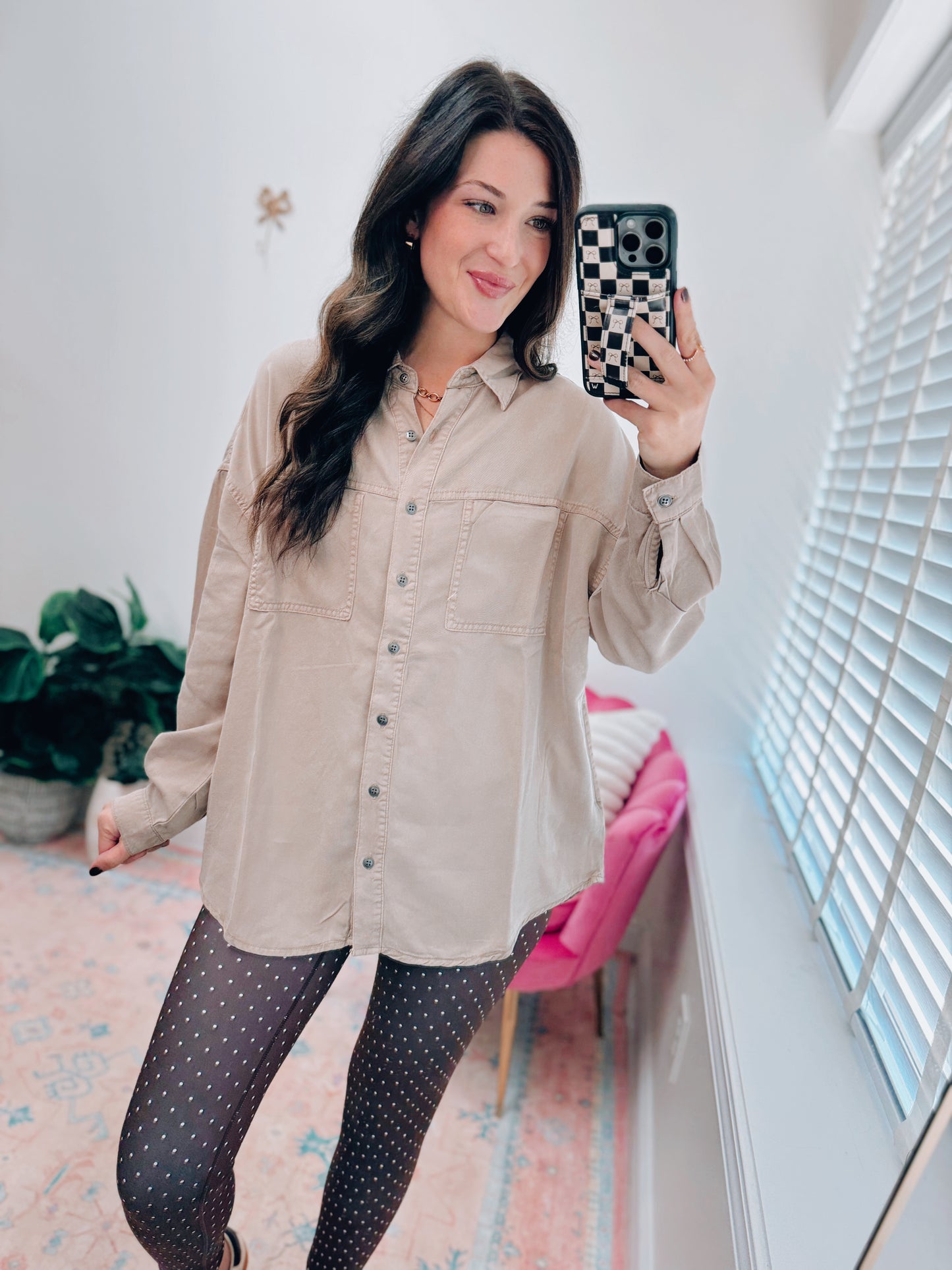 Maple Grove Button Up Top