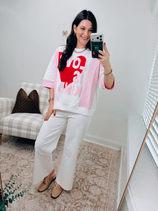 Love Is Kind Heart Tee
