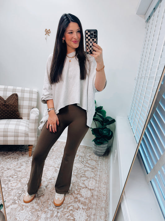 In Alignment High-Rise Yoga Pants - Mocha
