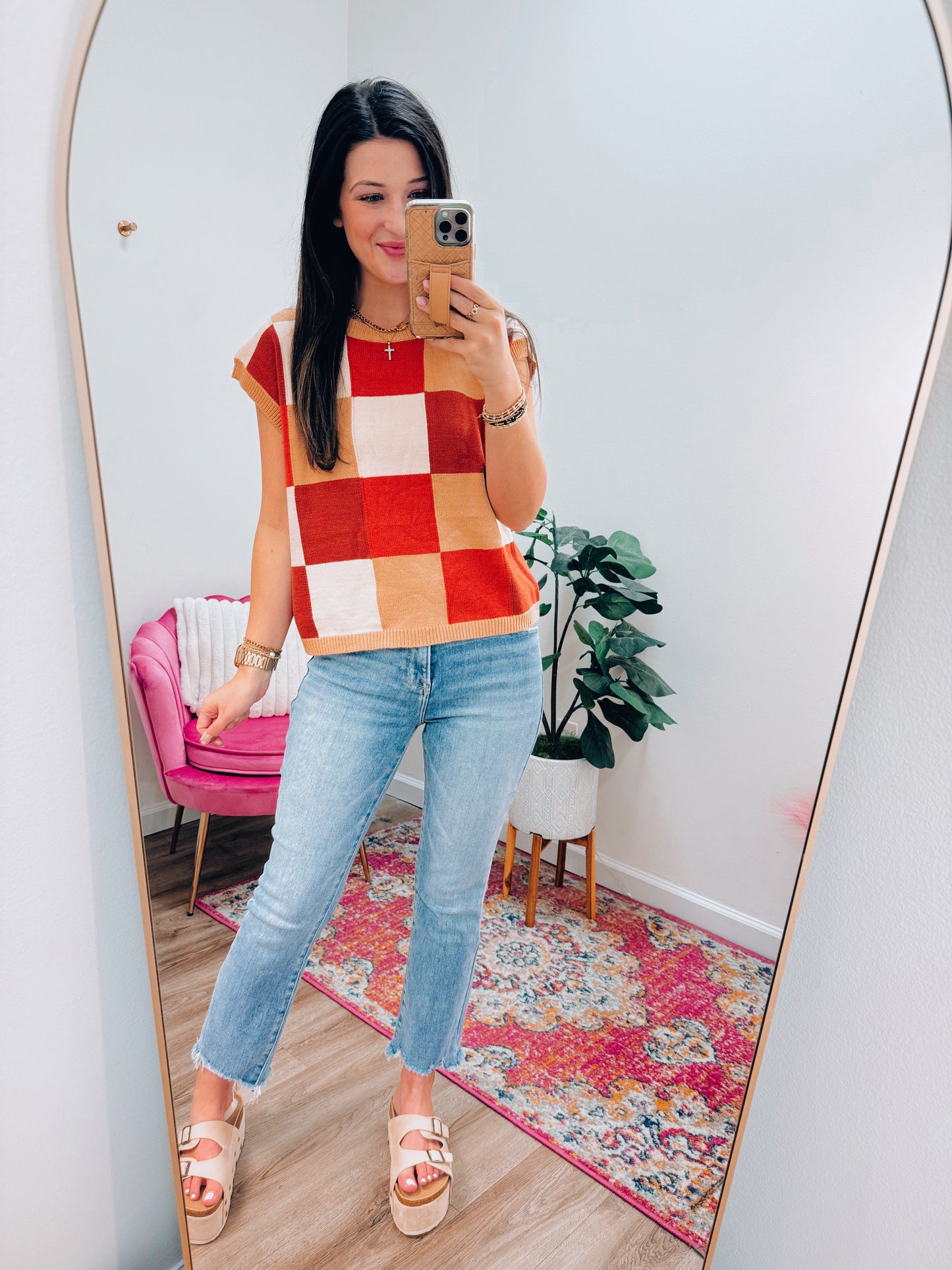 Ginny Color Block Sweater Top