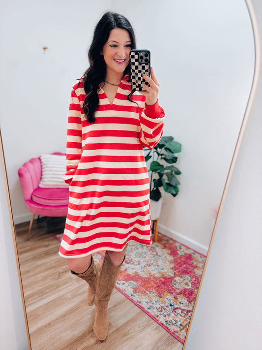 LoveBug Striped Dress