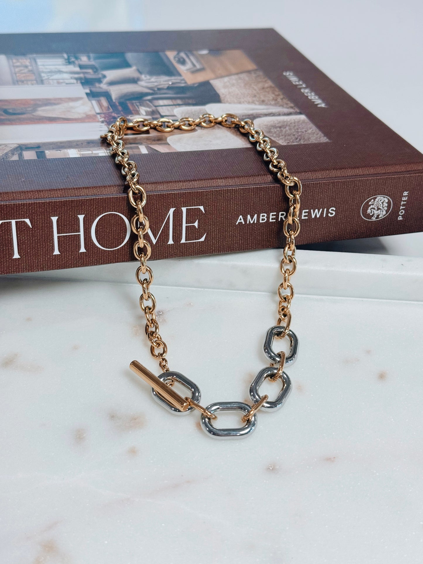 Isla Two Tone Chunky Necklace