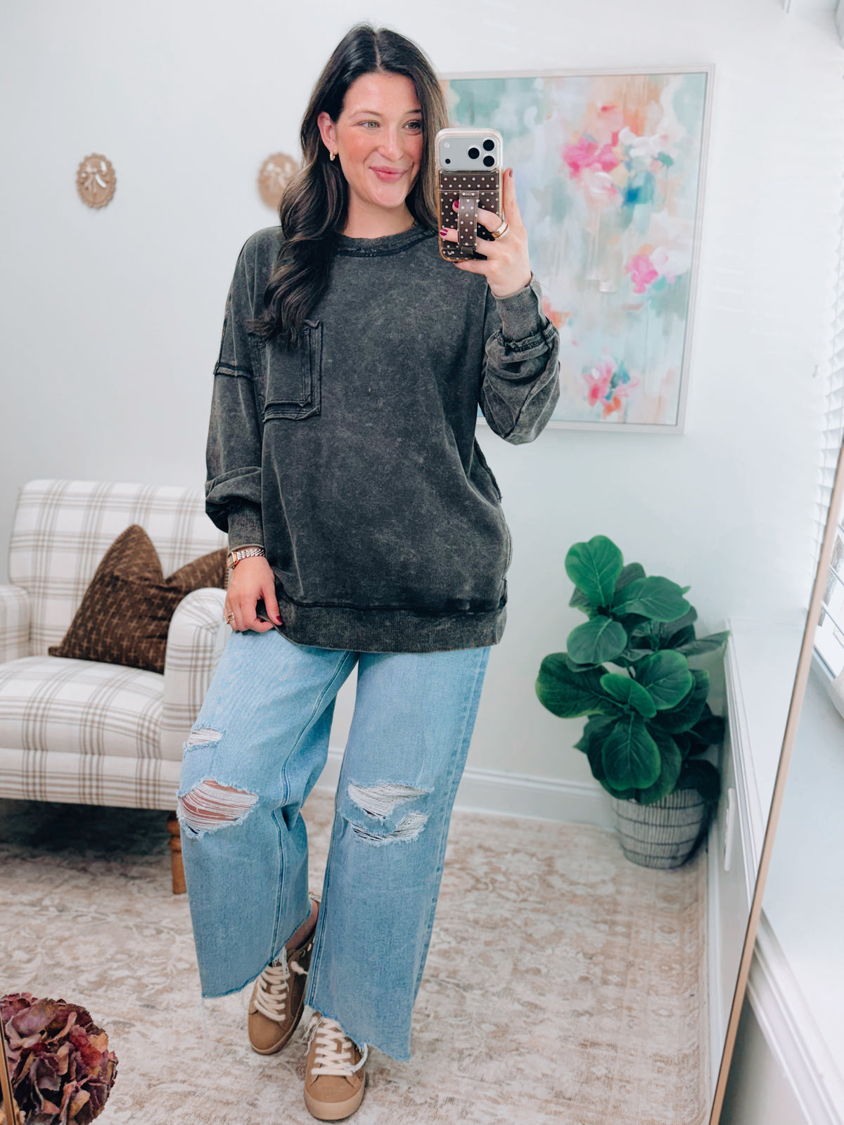 DOORBUSTER Mineral Wash Pullover