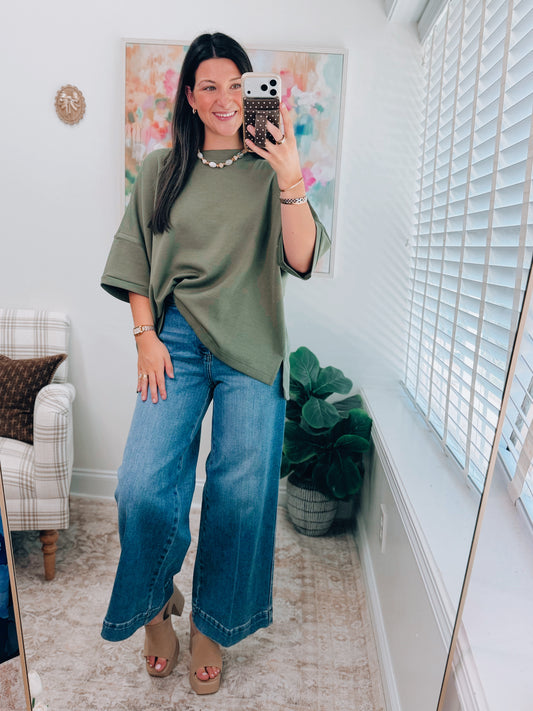 Dallas Scuba Basic Top - Olive