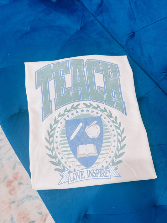 Teach Crest Graphic Tee