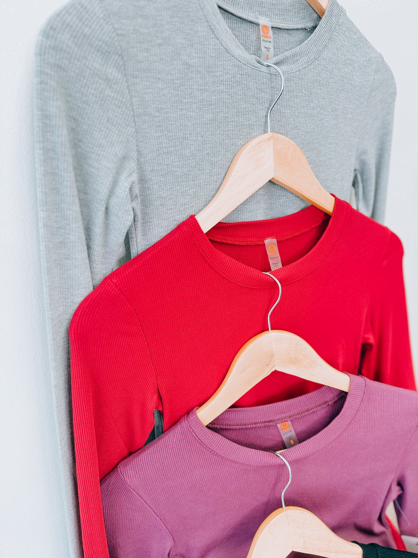 Essential Micro-Ribbed Athleisure Long Sleeve Top