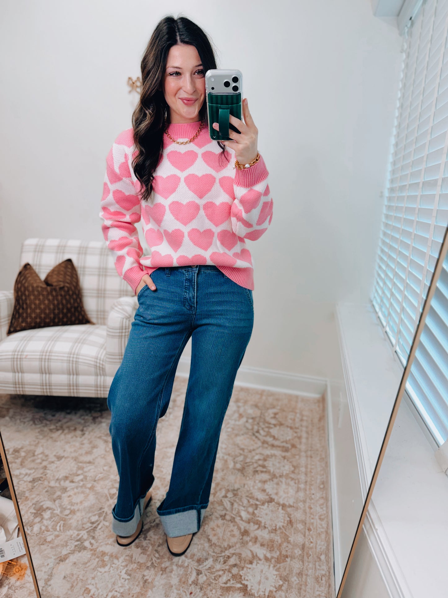 Strawberry Heart Sweater