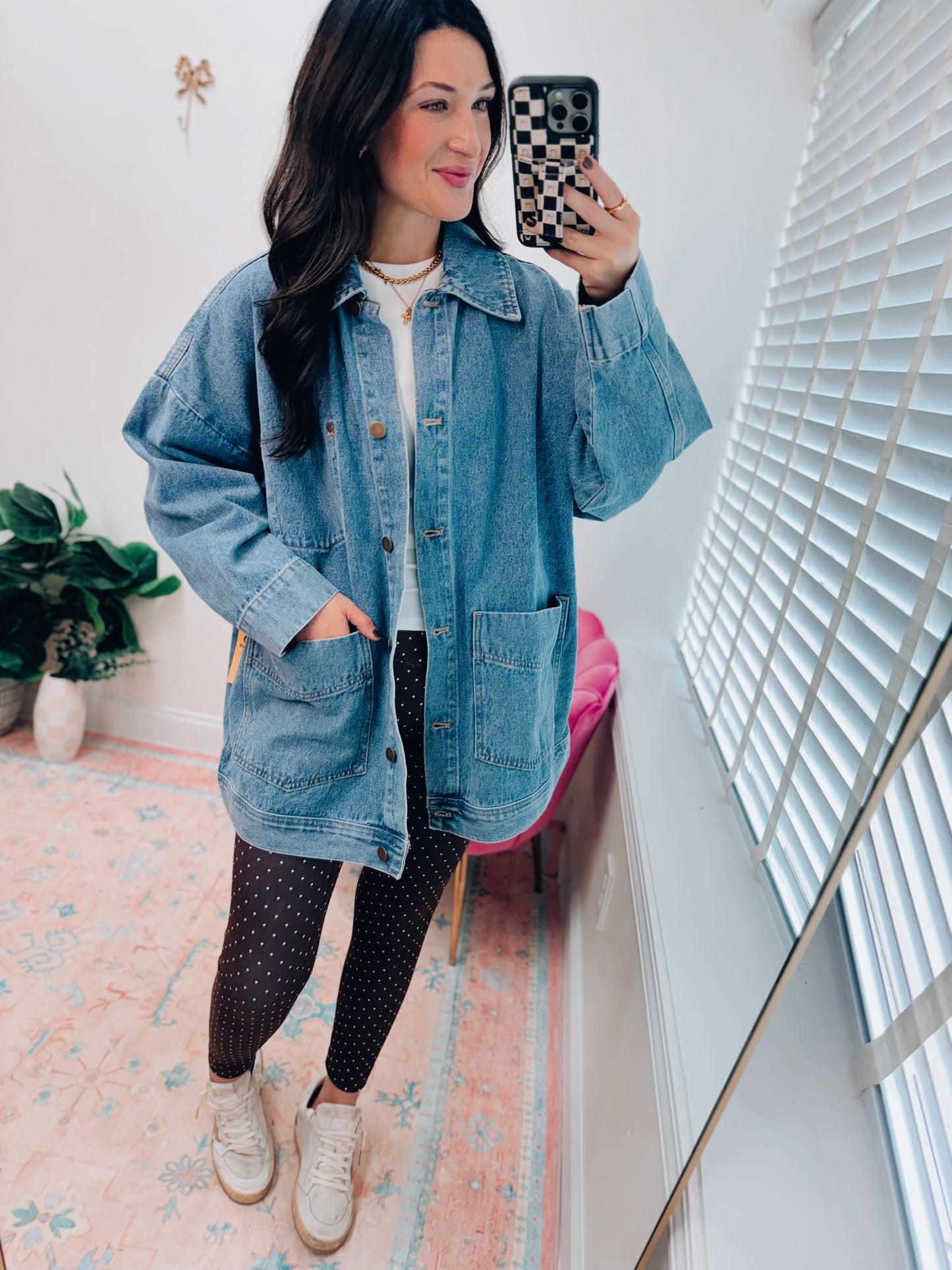 Boxy Cut Oversized Denim Jacket