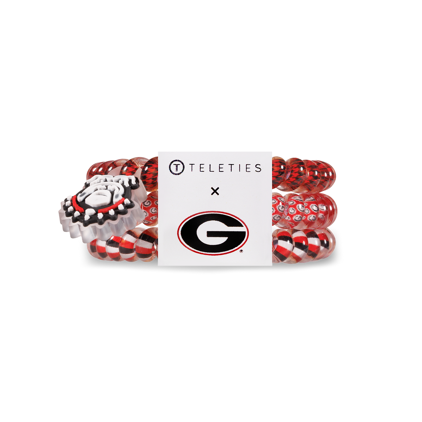 Spiral Hair Coils | Small | Univ. of Georgia Hair Ties
