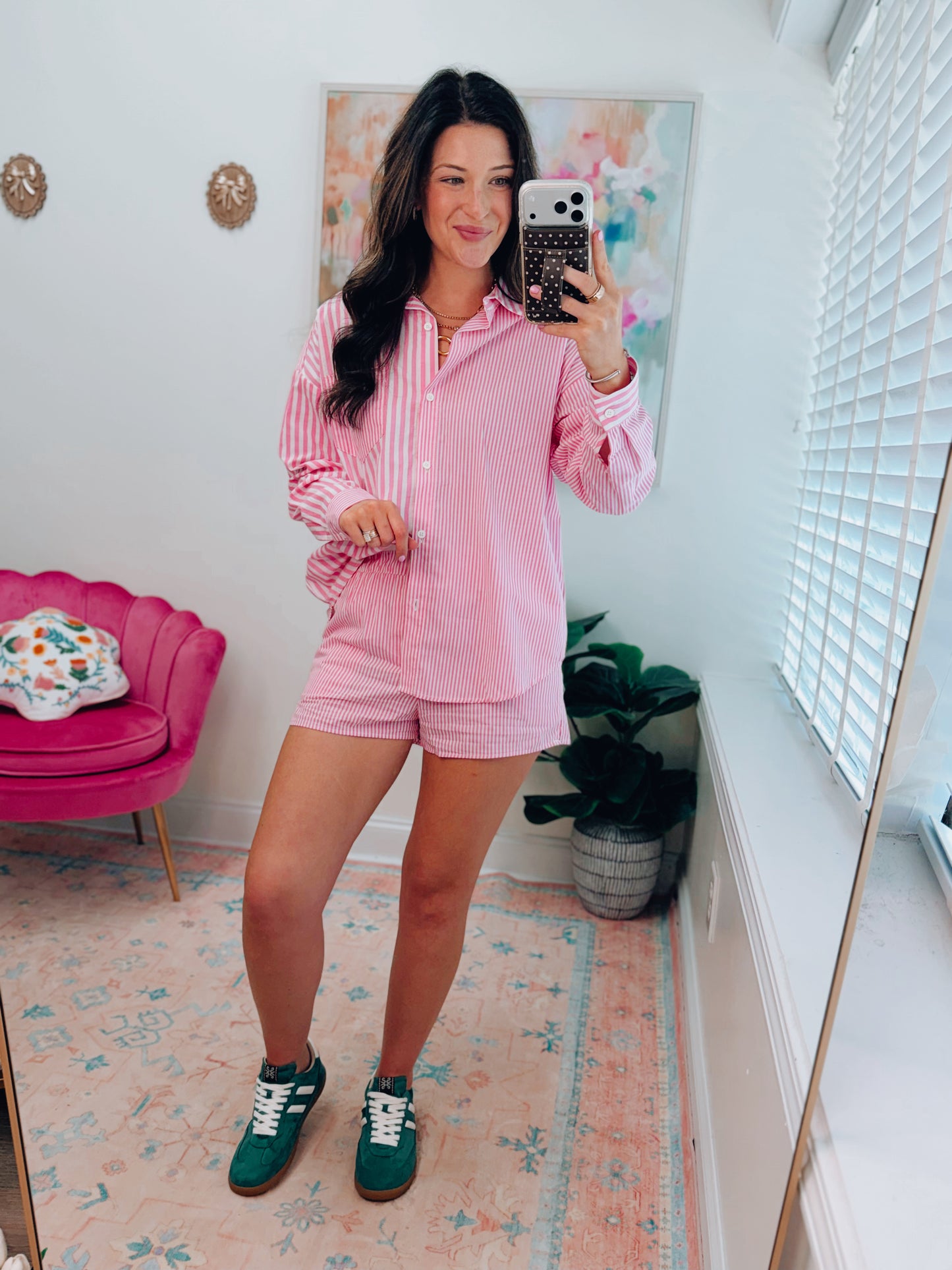 Indigo Striped Combo Boxer Shorts Set