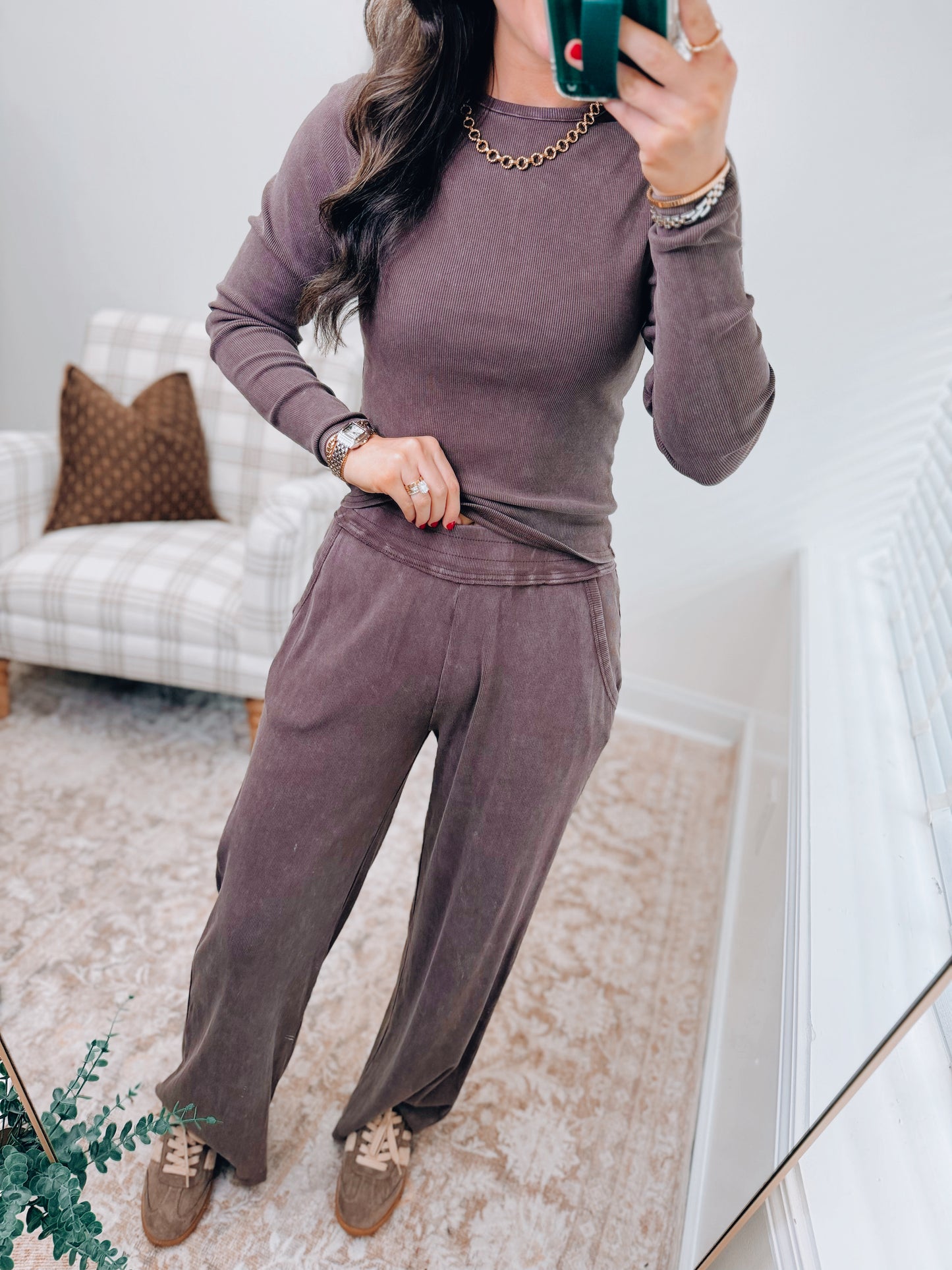 Drift Mineral Wash Cotton Lounge Set