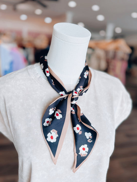 Mini Floral Neck Scarf