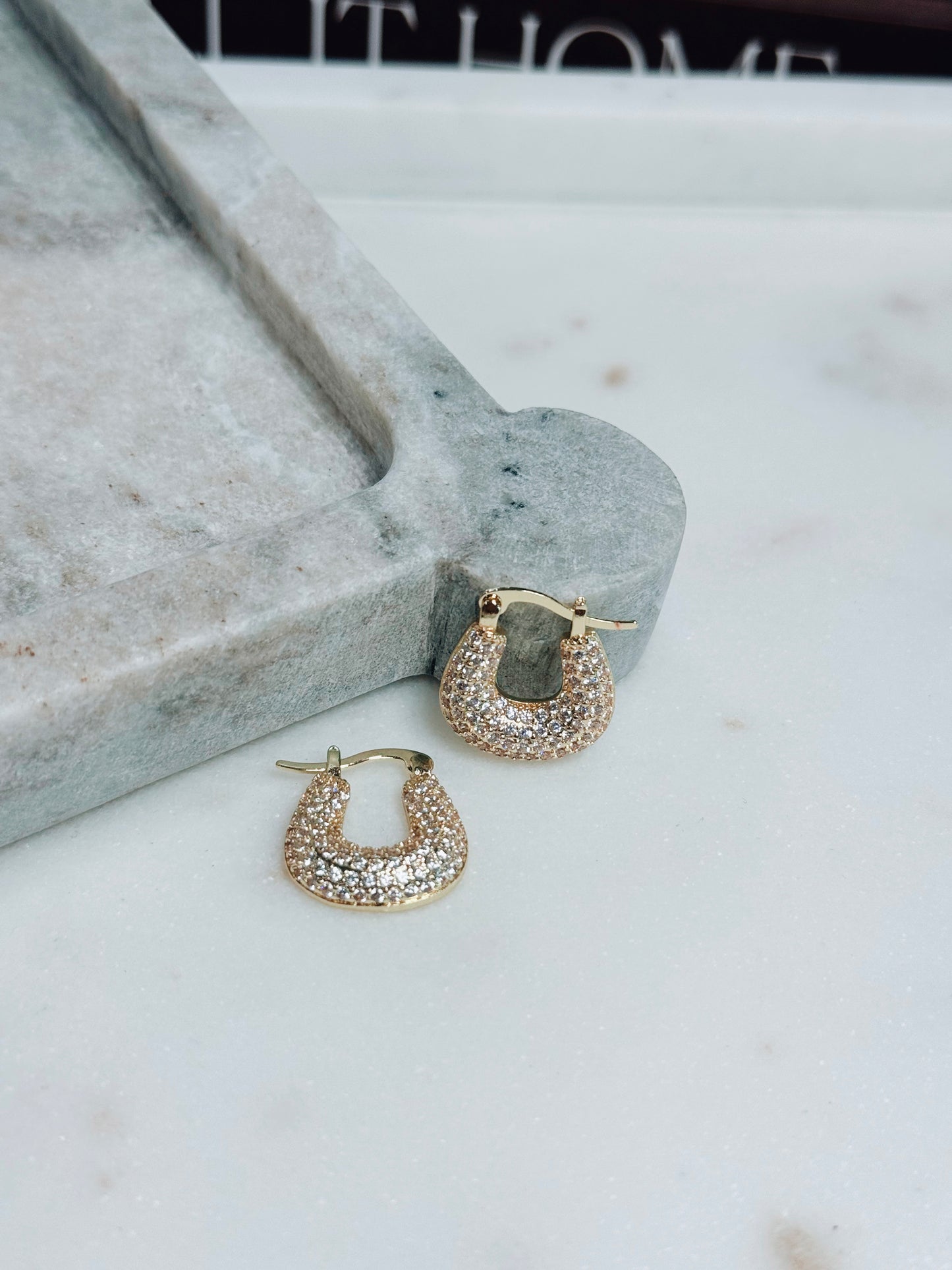 Scout 18k Gold Plated Horseshoe Earrings