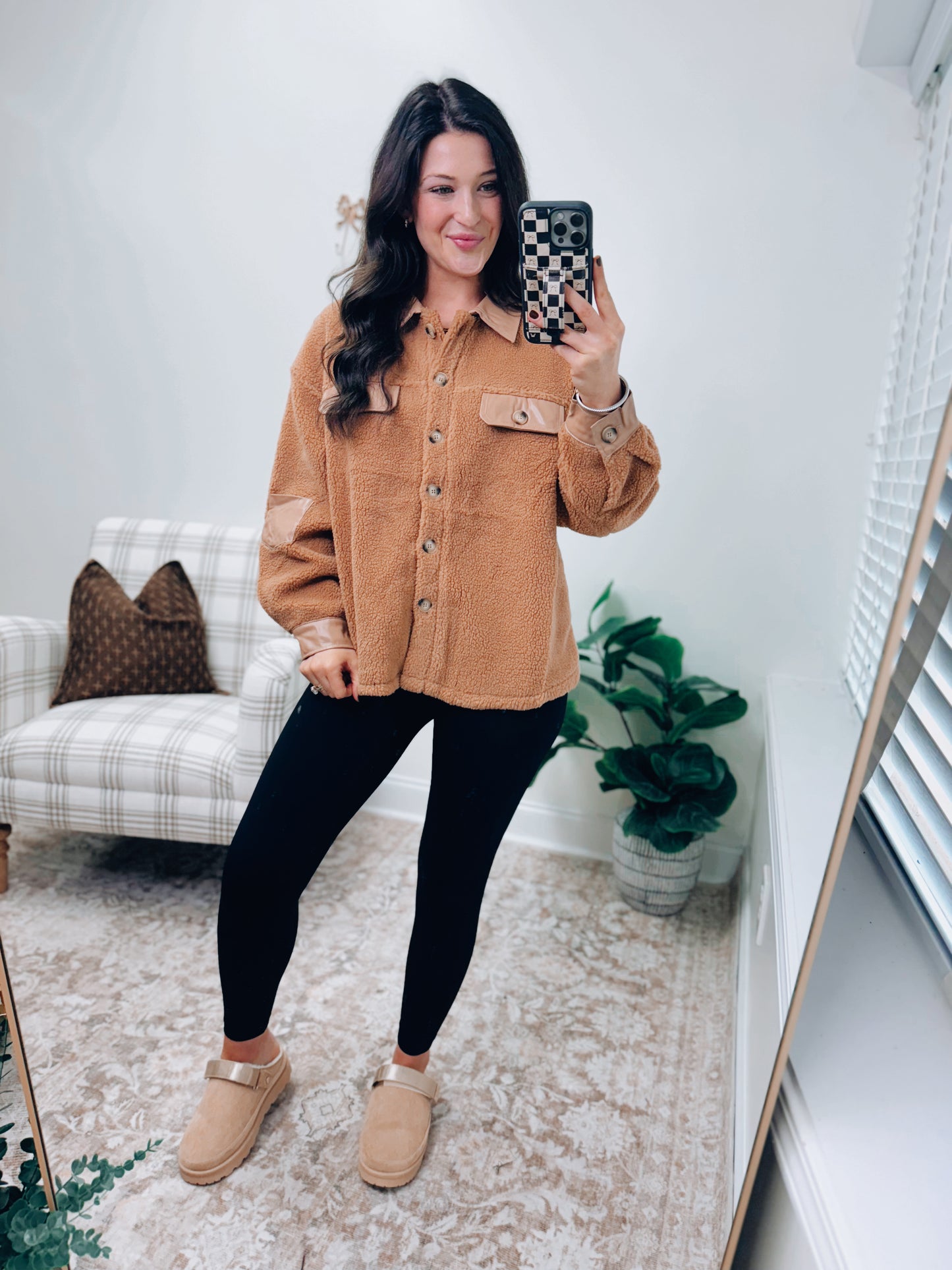 DOORBUSTER Teddy Shacket - Tan