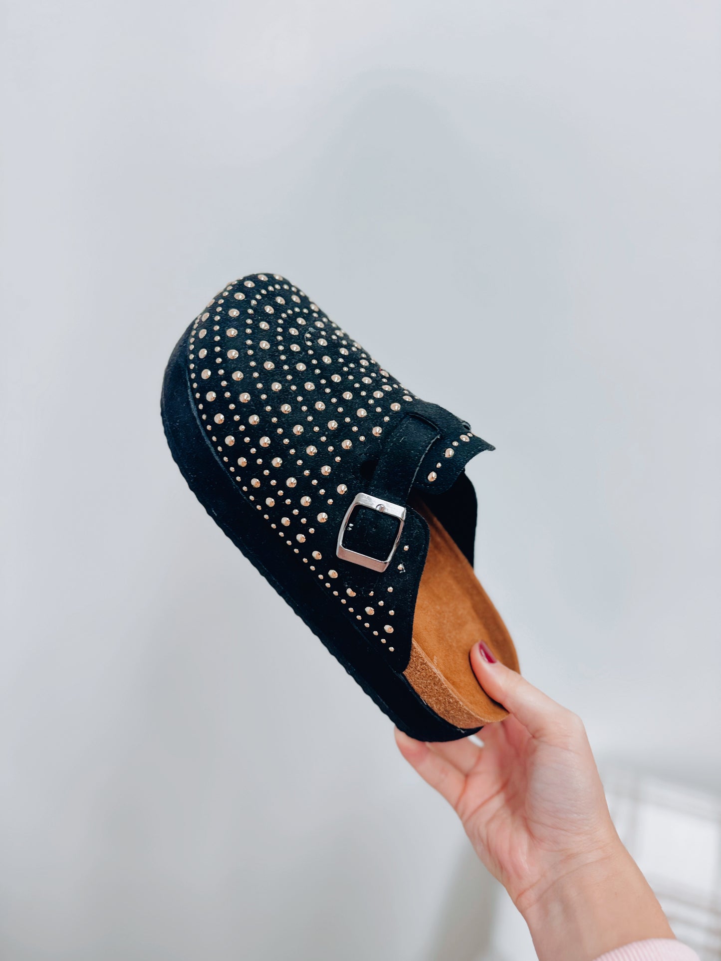 Jules Gold Studded Platforms