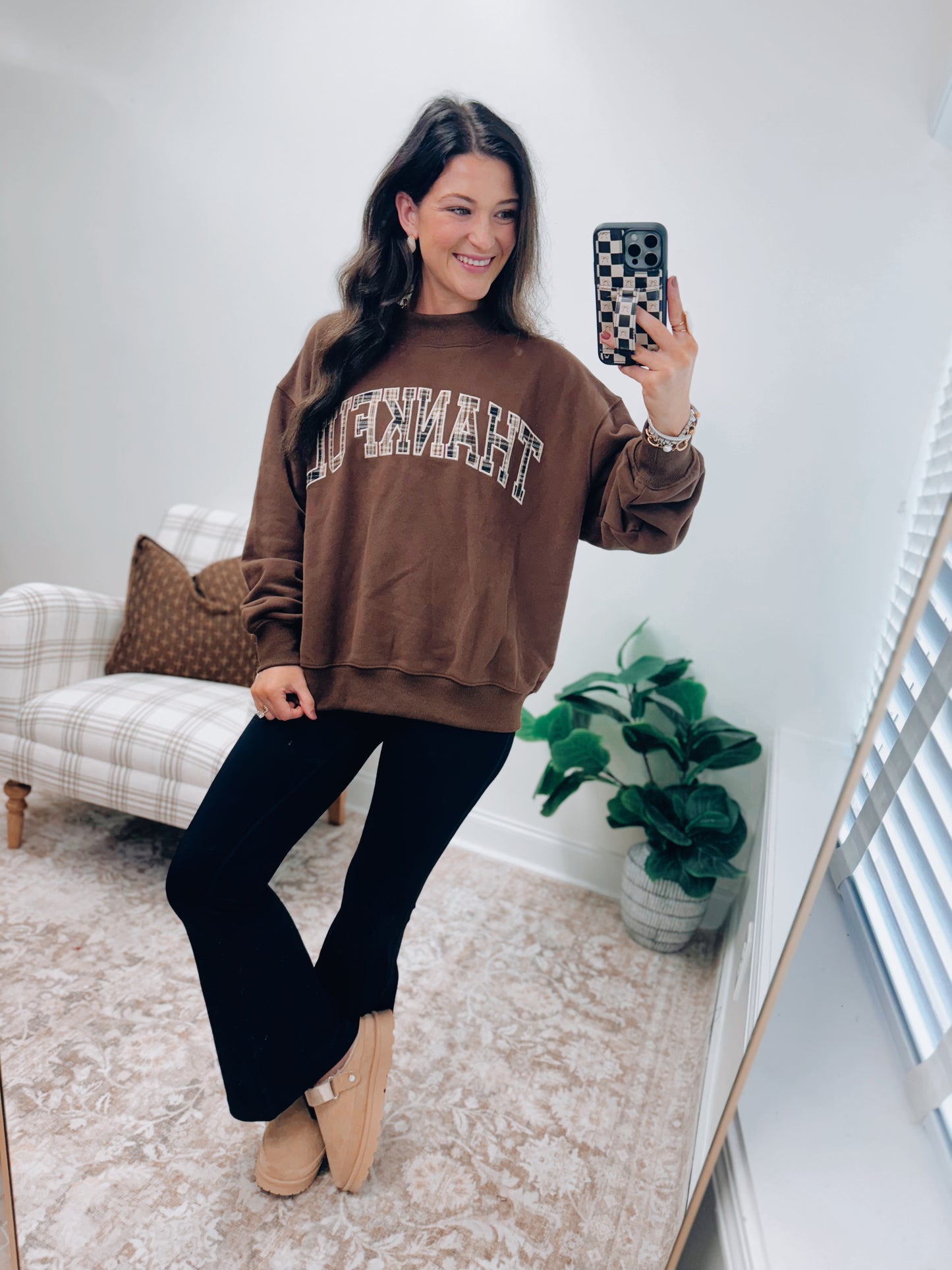 The Mock Club Pullover - THANKFUL