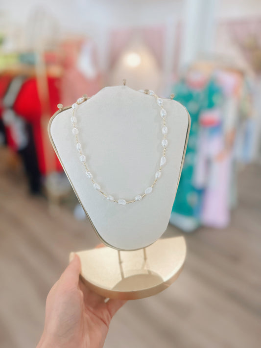 Freshwater Pearl Beaded Necklace