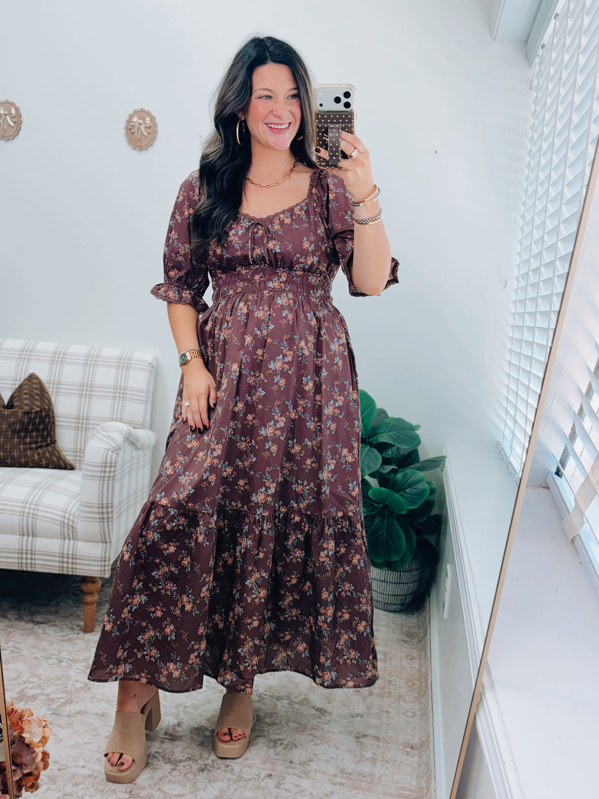 Sweetwater Floral Smocked Maxi Dress