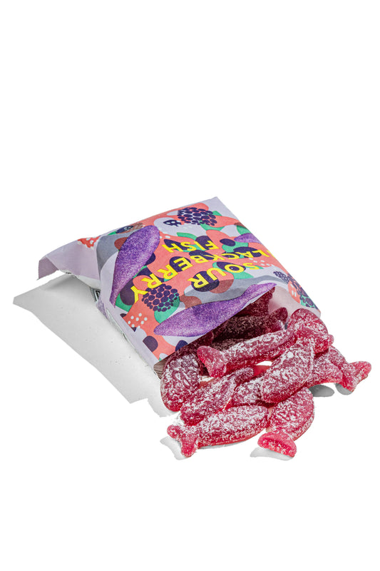 Sour Blackberry Fish - Swedish Candy 5.2oz (150g)