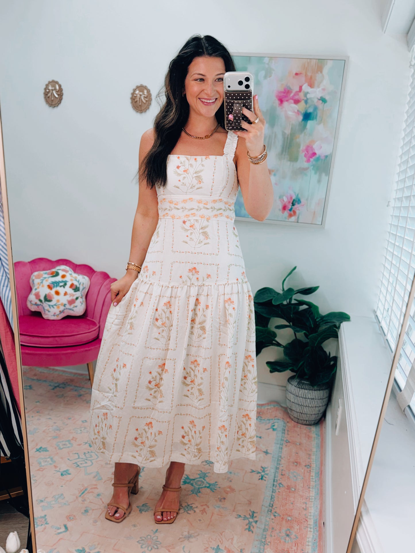 Bellamie Floral Midi Dress
