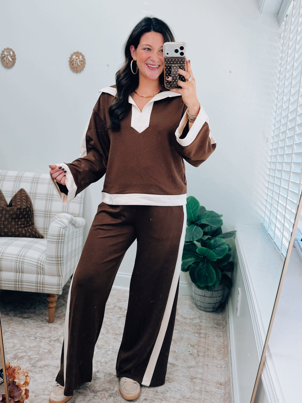 Cocoa Color Block Scuba Set