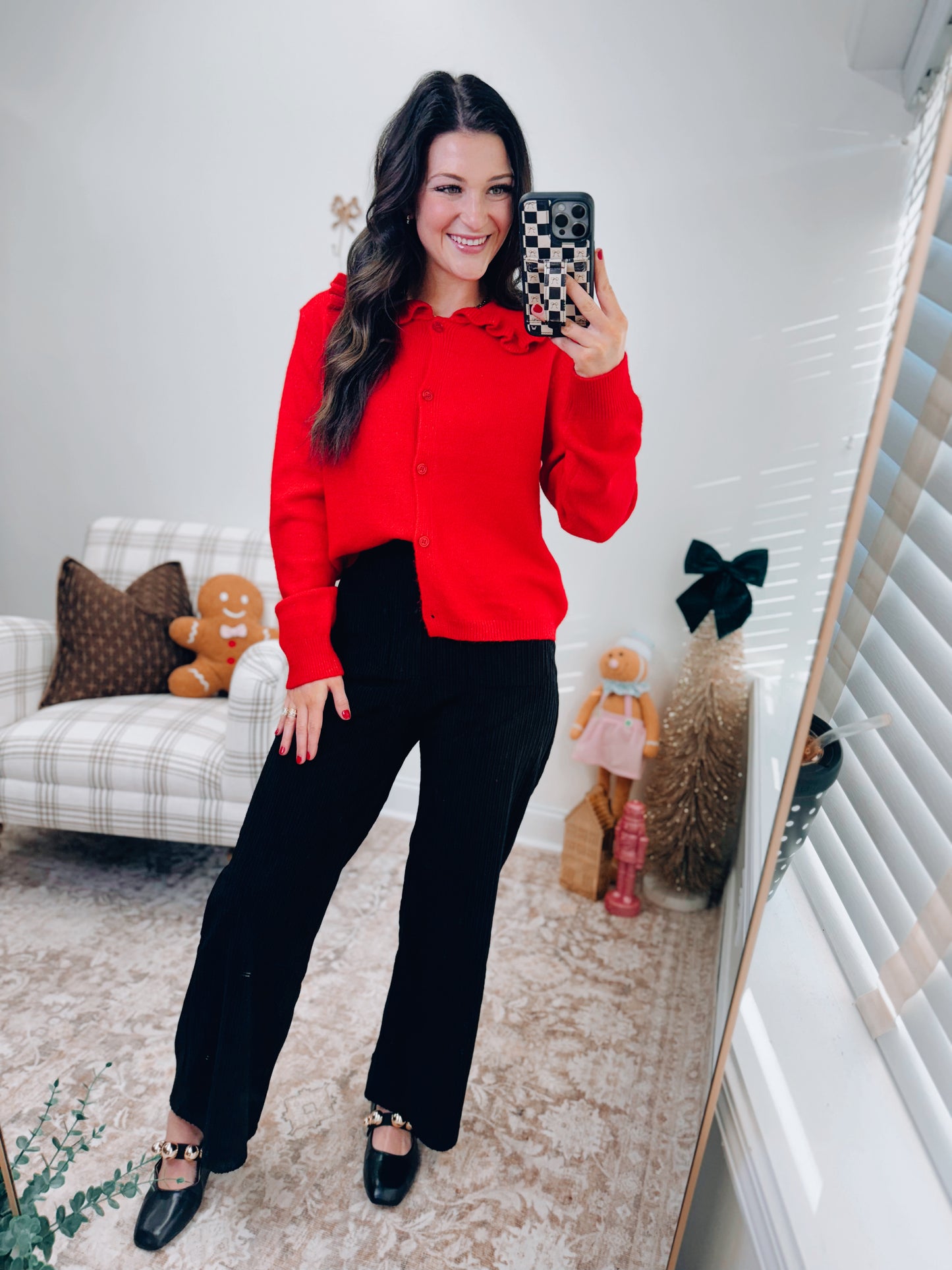 Front Pocket Corduroy Pants