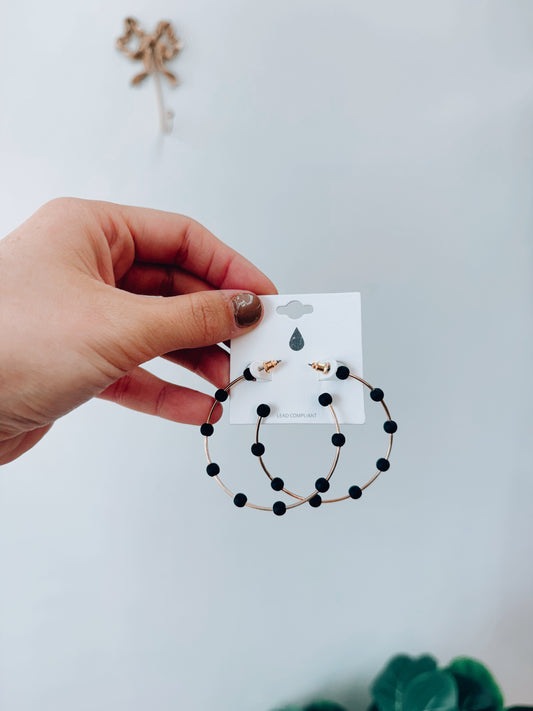 Color Ball Hoops - Black