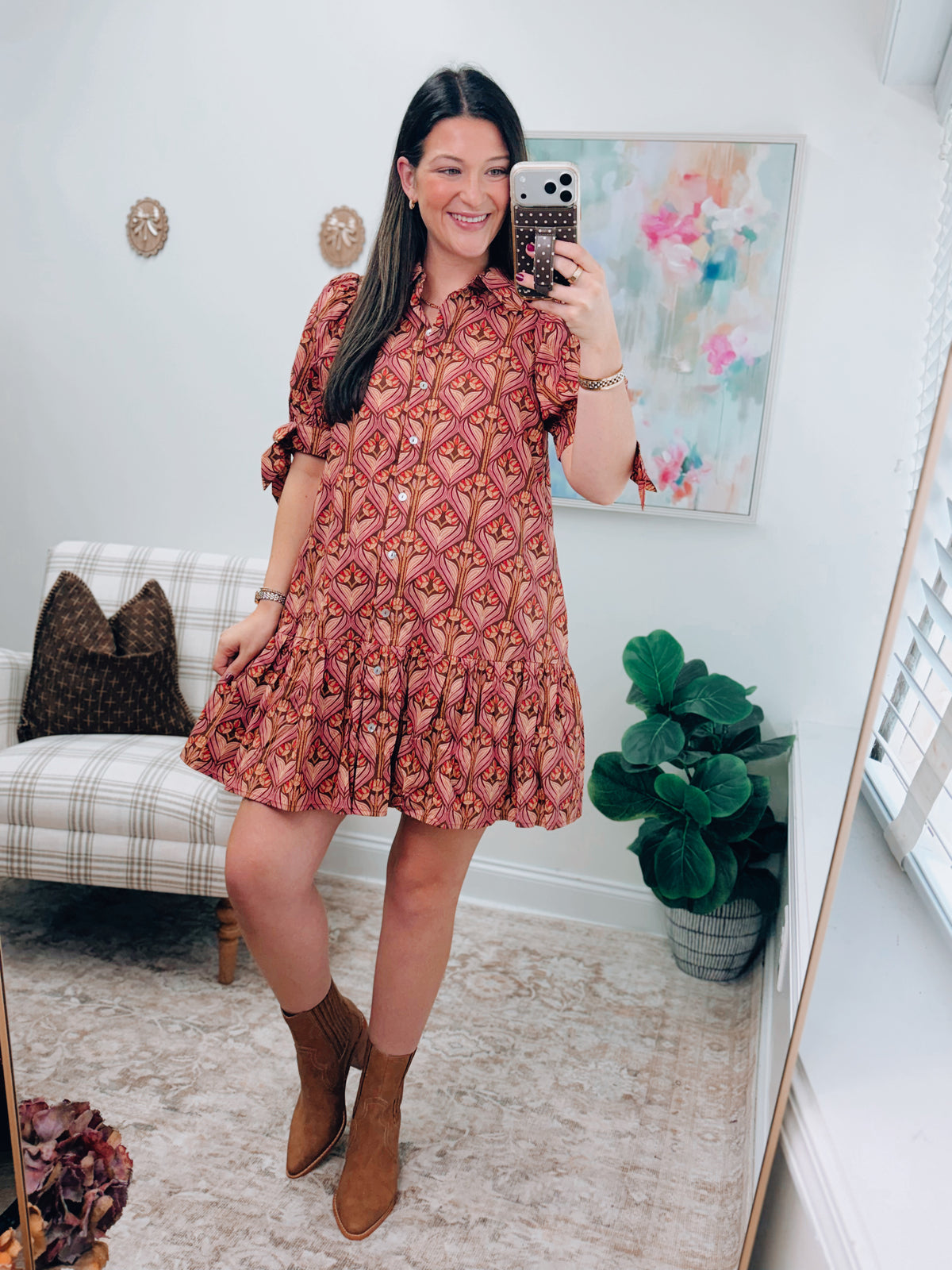 Parker Fall Mix Mini Dress