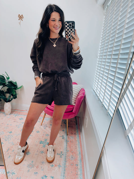 Espresso Mineral Shorts