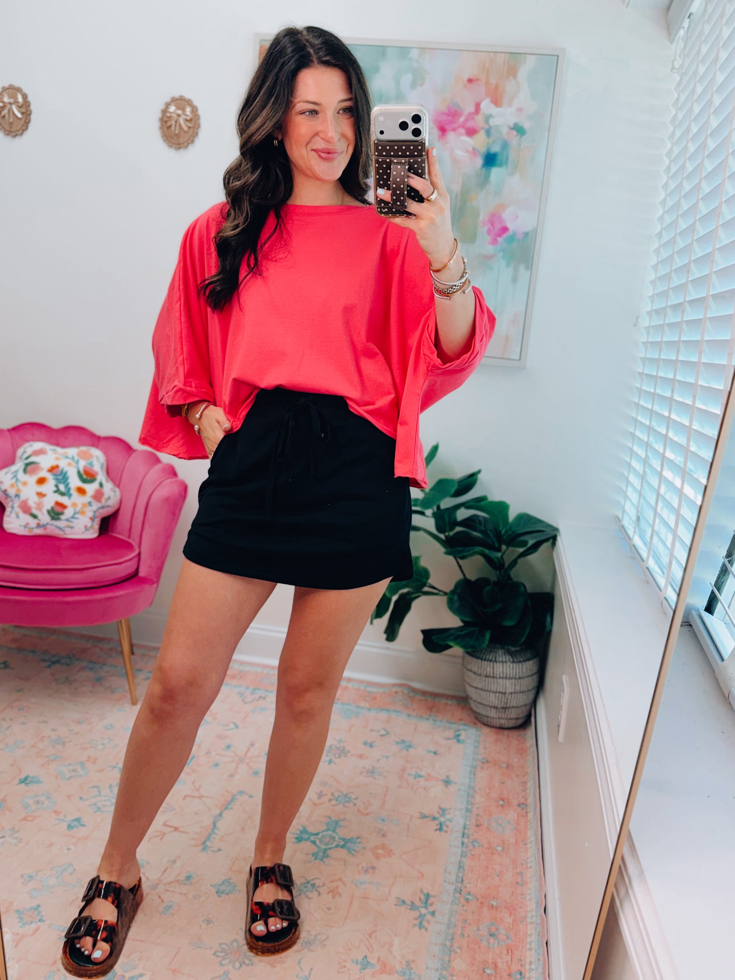 French Terry Skort - Black