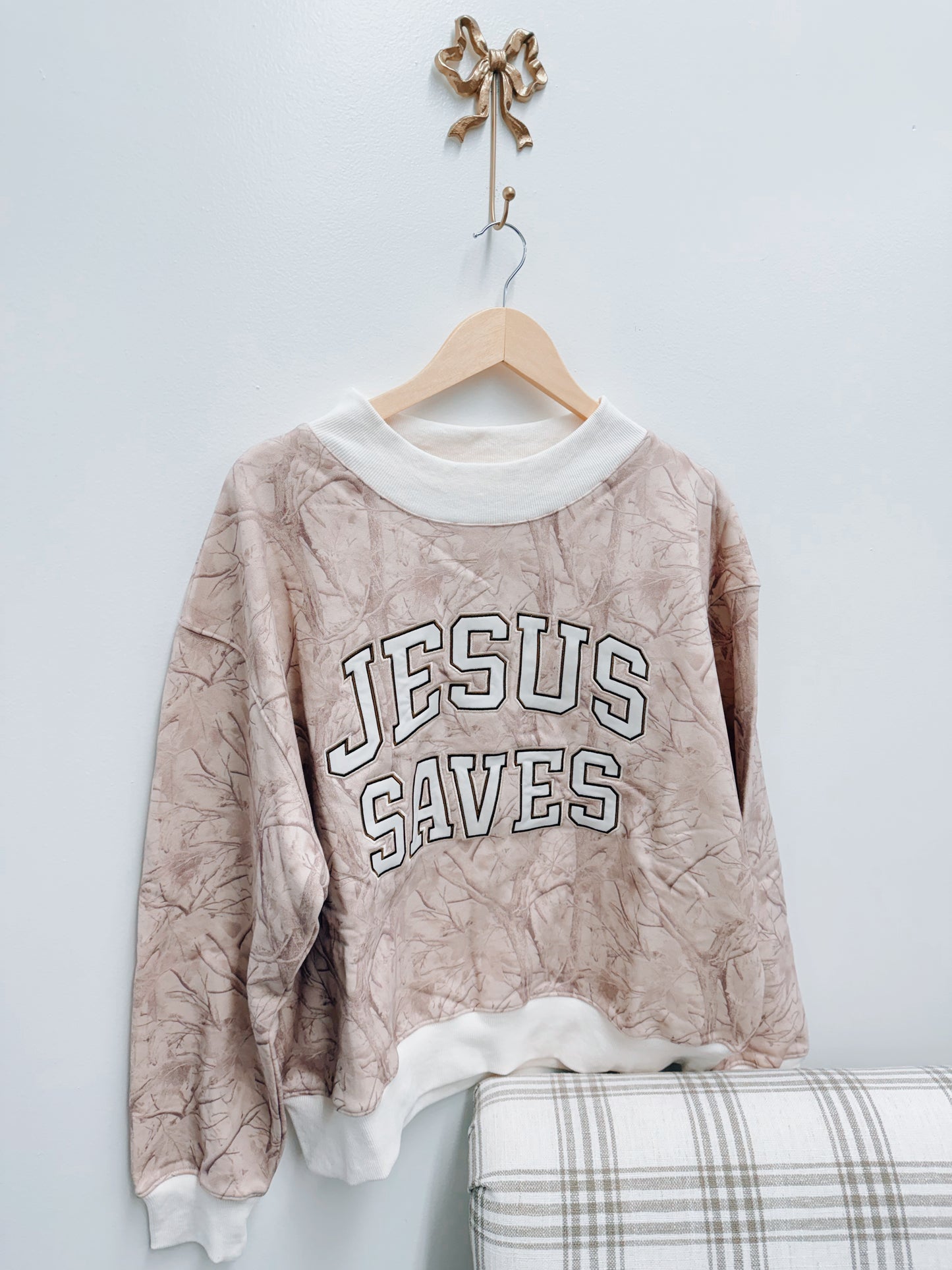 The Mock Club Pullover - Jesus Saves