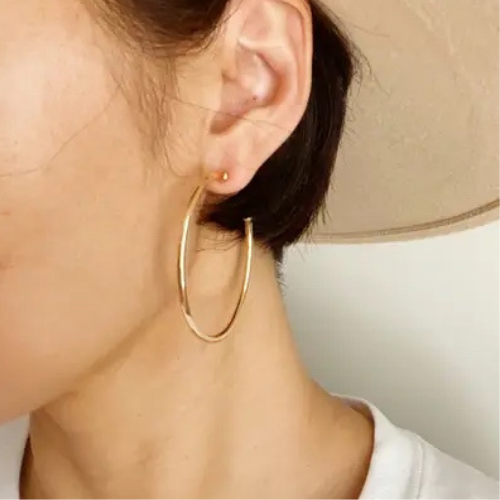 The Best Of Hoops Earrings, Shiny Gold