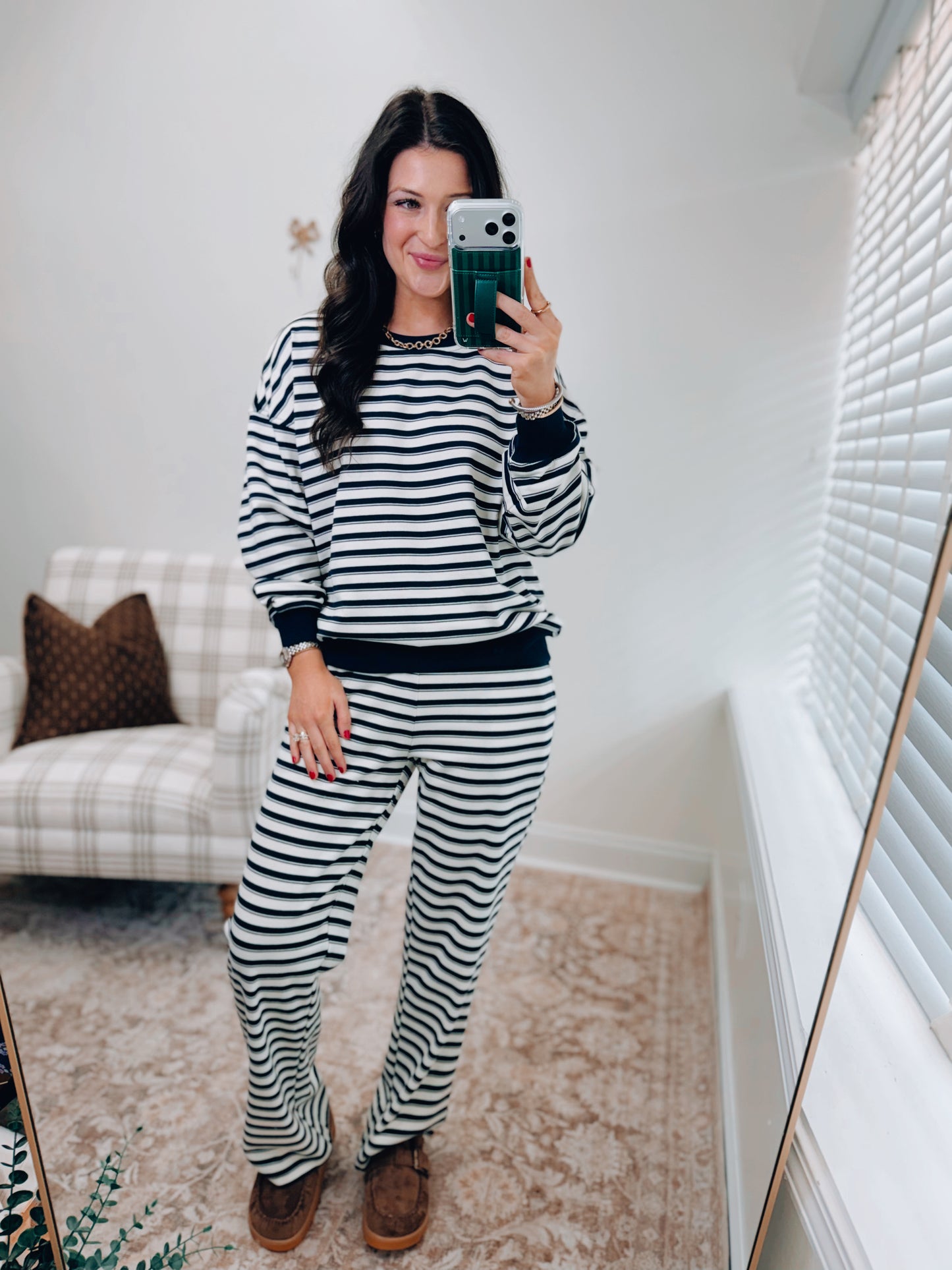 Lily Striped Lounge Set