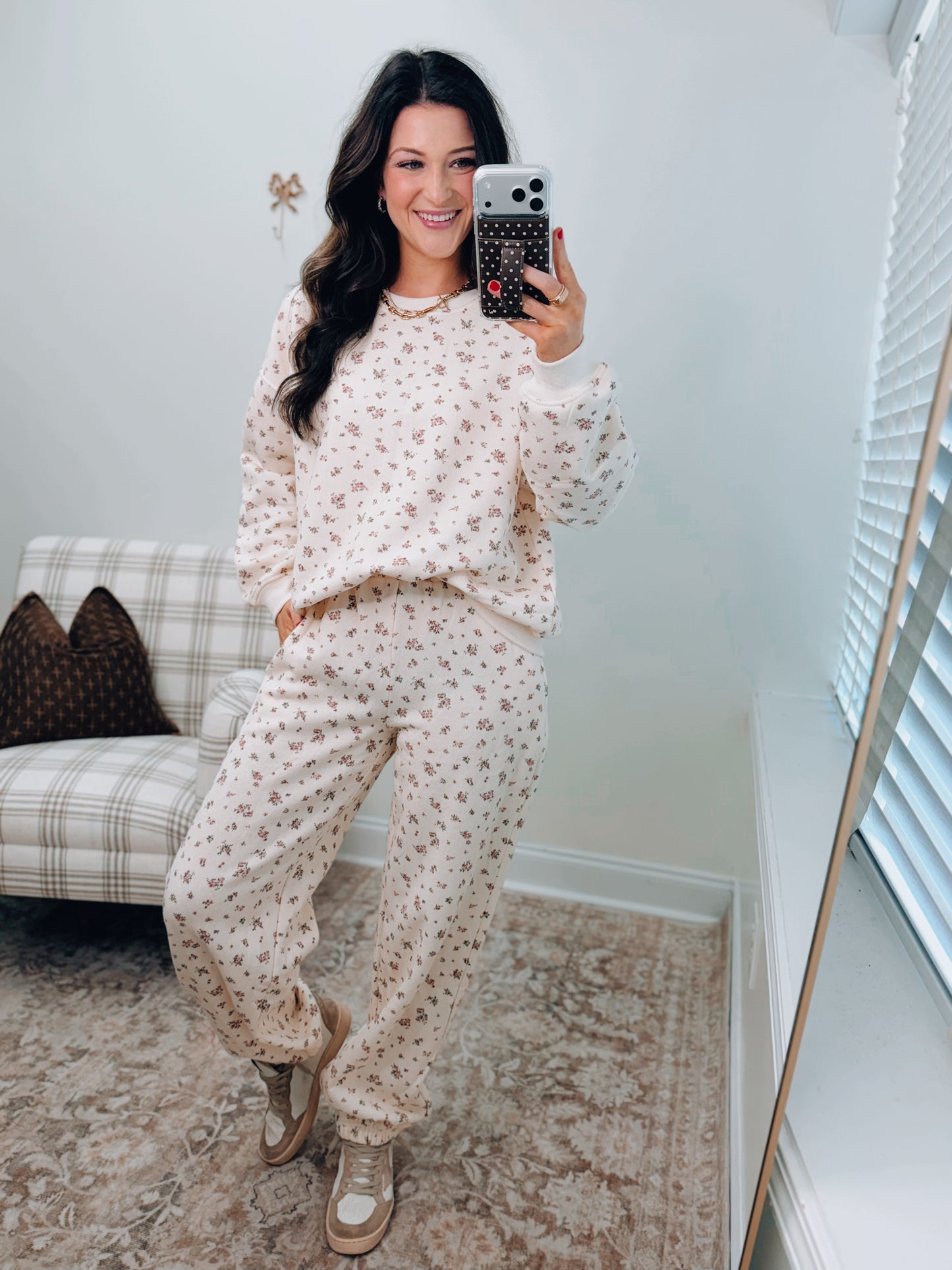 Daisy Lane Floral Joggers