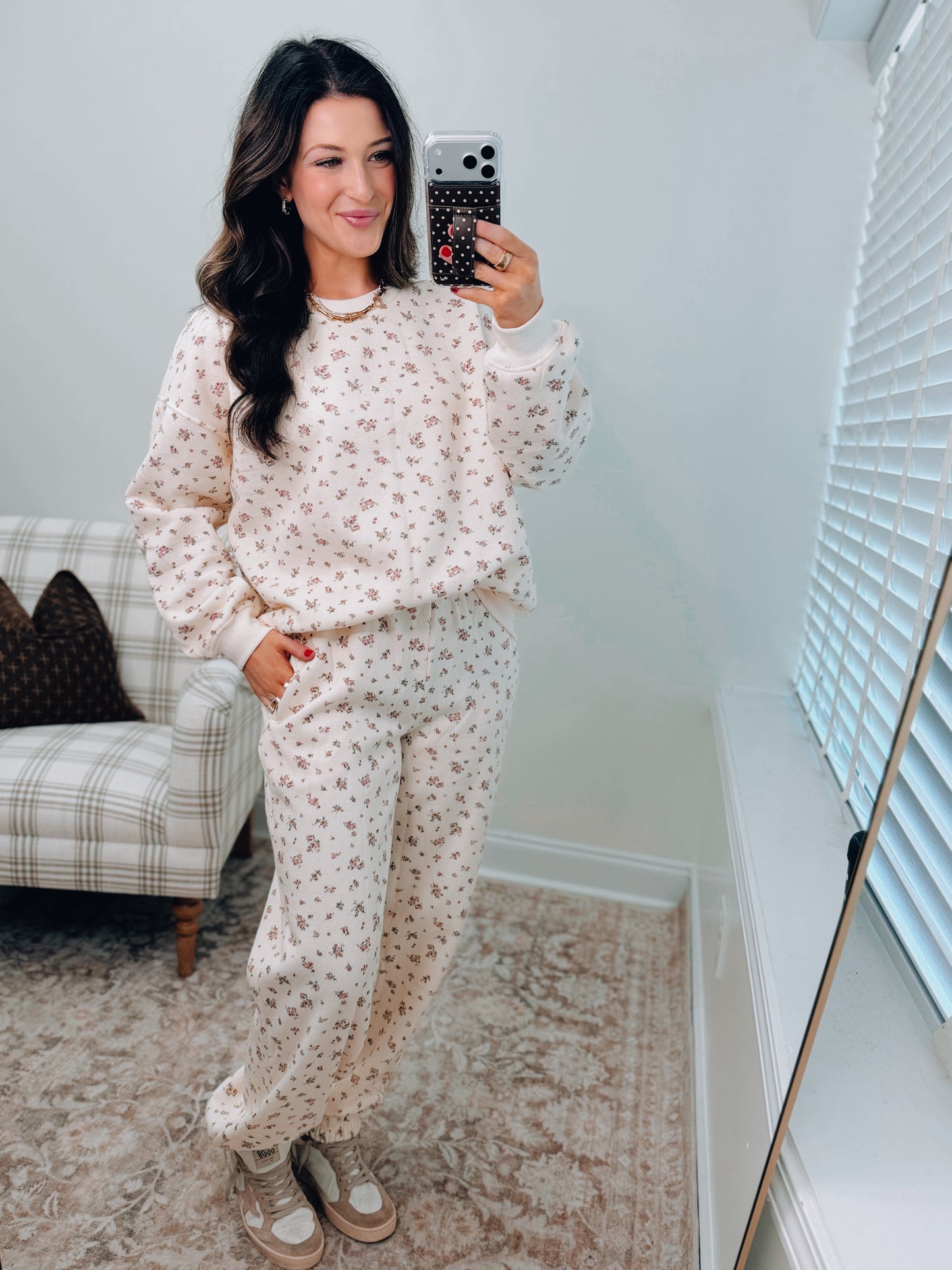 Daisy Lane Floral Joggers