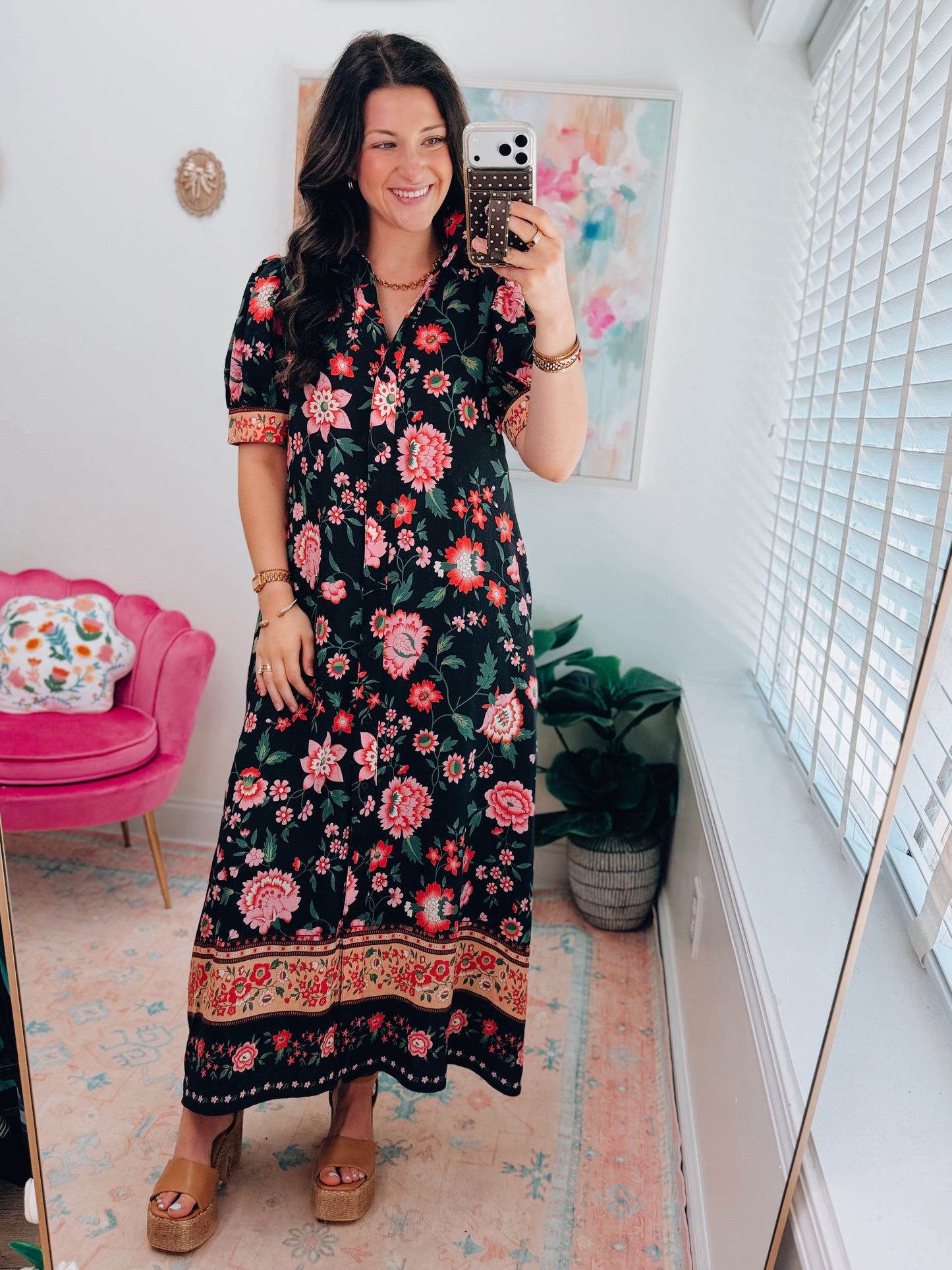 Cabana Black Mix Maxi Dress