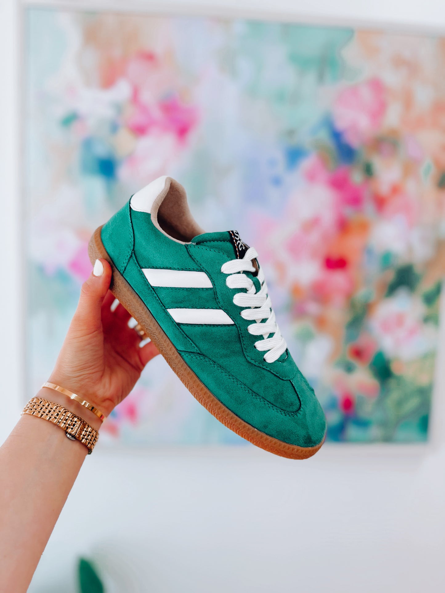 Renee Suede Stripe Sneaker | SHU SHOP