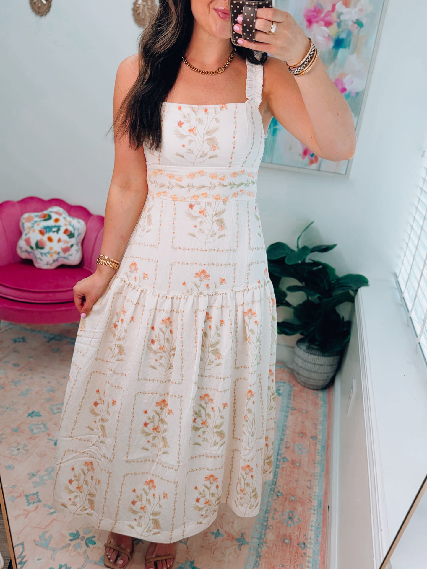 Bellamie Floral Midi Dress