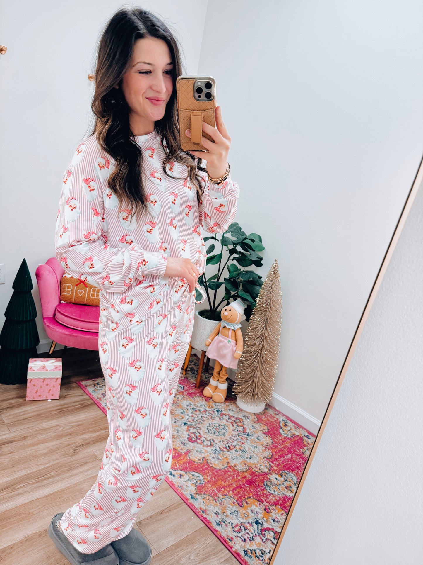 Comfy & Pink Santa Pj's