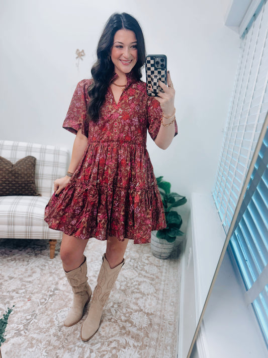 Riley Mix Mini Dress