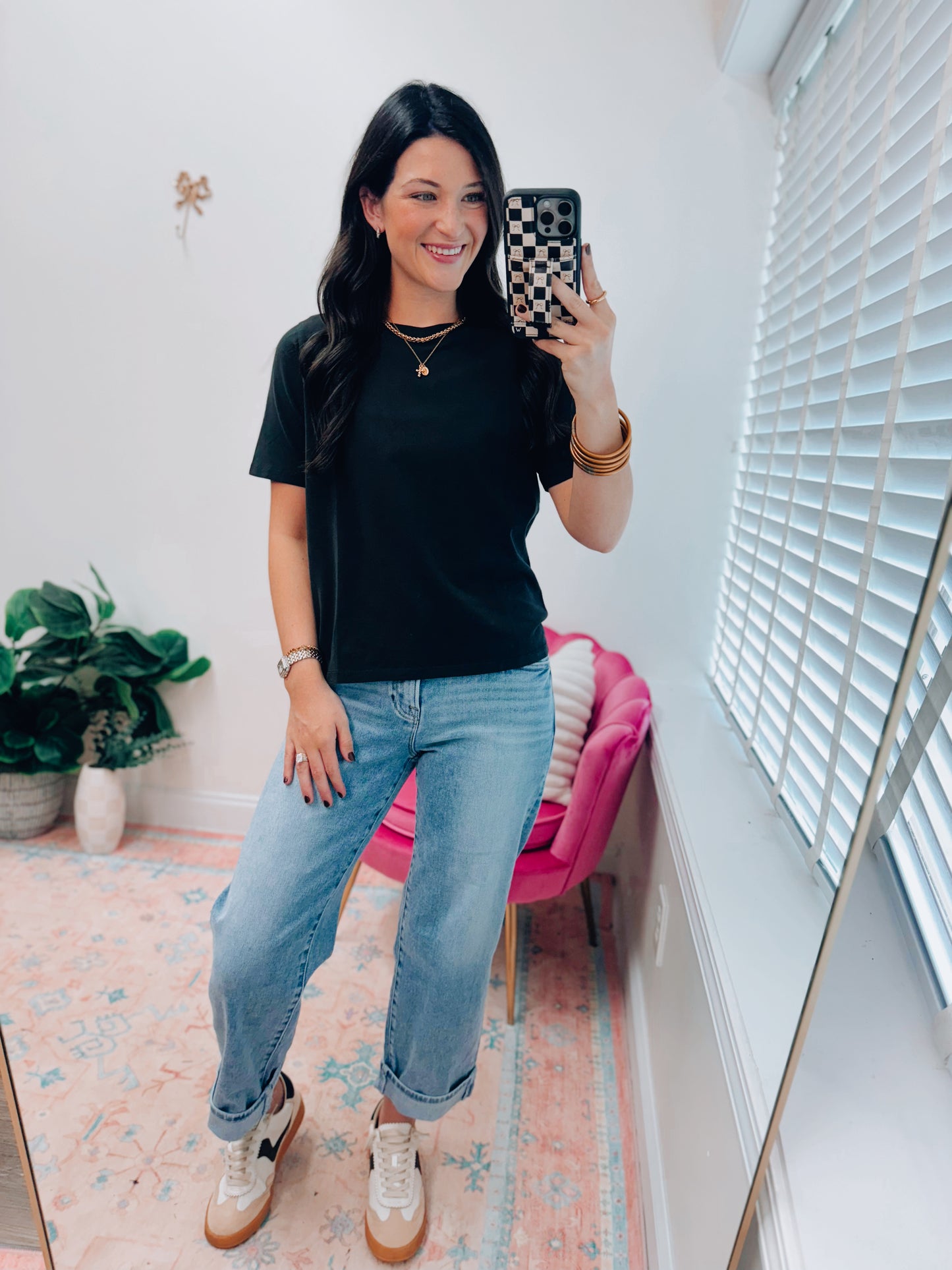 Classic Boxy Fit Tee - Black